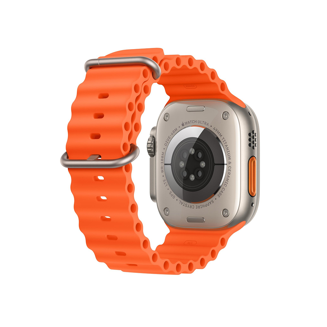 Apple Watch Series 7, Red Aluminum Case with Red Sport Band - Imagem 3