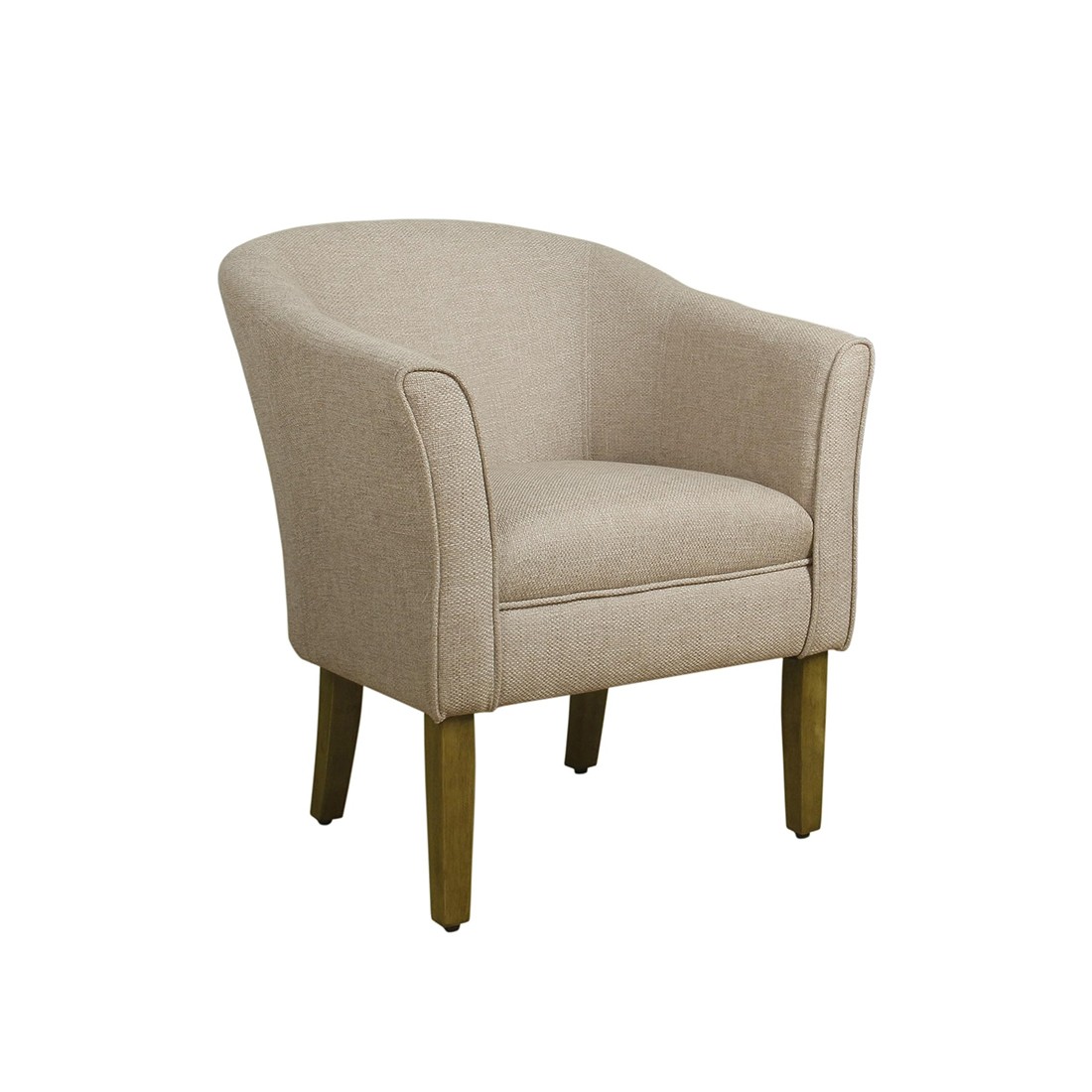 Classic & Modern Look Wooden Upholstered Sofa - Imagem 4