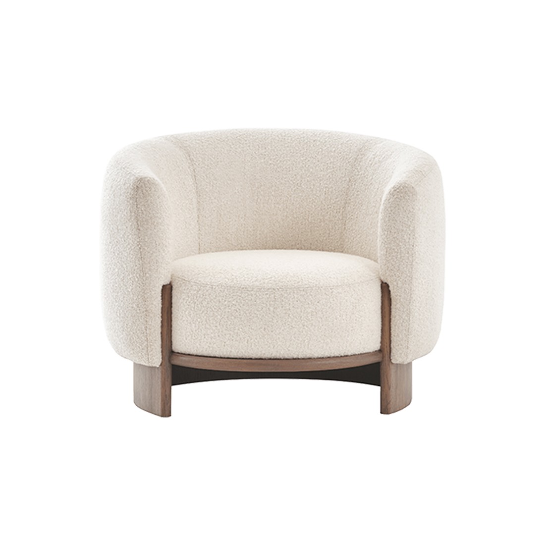 Classic & Modern Look Wooden Upholstered Sofa - Imagem 3